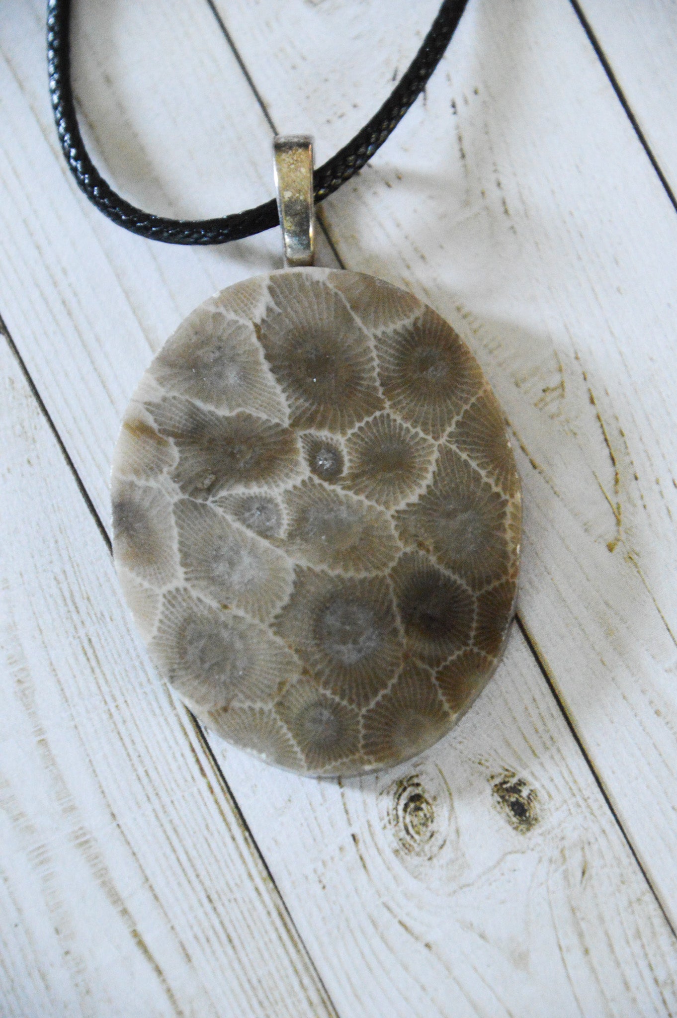 Petoskey Stone Pendant